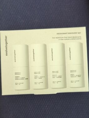 EvolveTogether Deodorant Discovery Set - White Mini Pack
